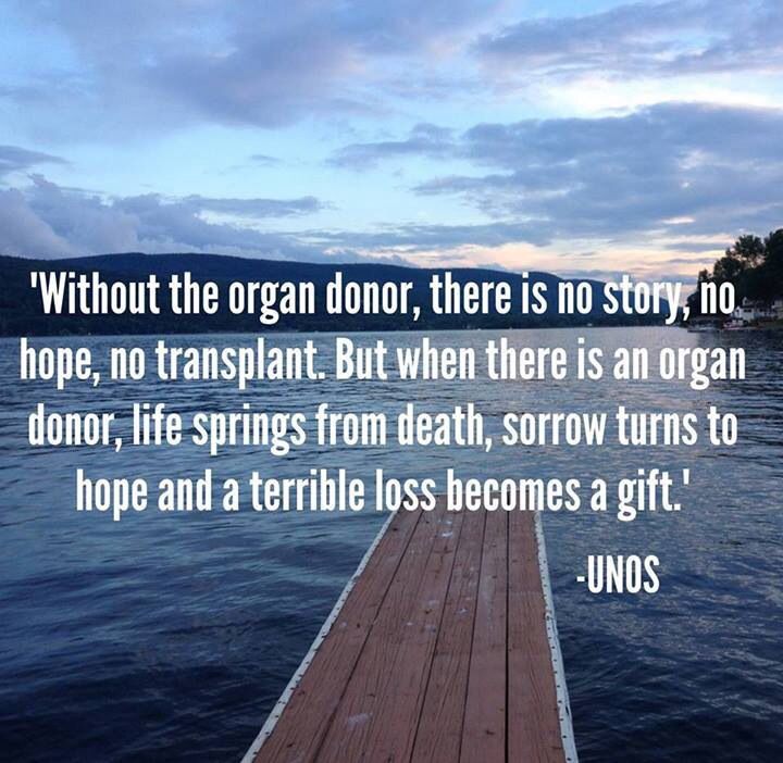 Famous Quotes Organ Donation. QuotesGram