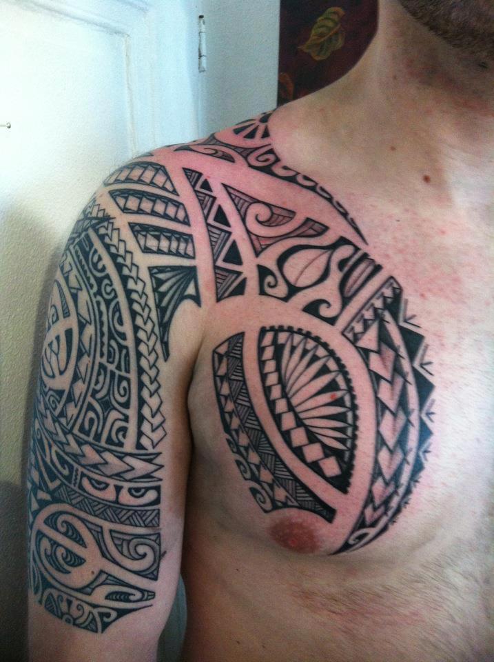 17 Polynesian Chest Tattoo Photos and Premium High Res Pictures  Getty  Images