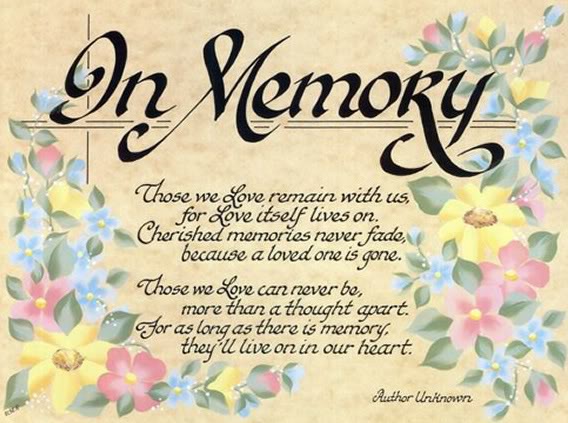 Quote In Memory Of A Loved One In Memory Of Someone Quotes. Quotesgram