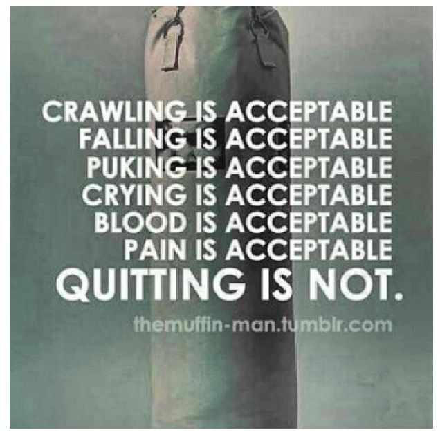 Quitting Is Not An Option Quotes. QuotesGram