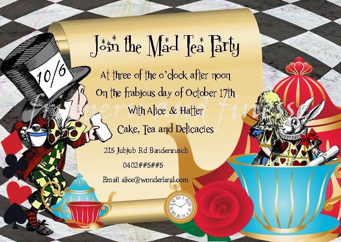 Mad Hatter Tea Party Quotes Quotesgram