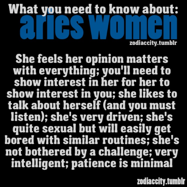 Things to know about aries woman