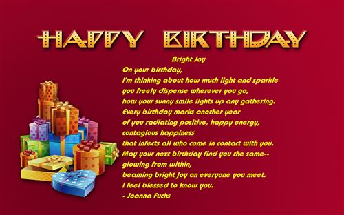 Famous Birthday Quotes And Poems. QuotesGram