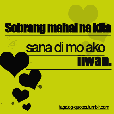 Tagalog Love Quotes Really Sad Quotesgram
