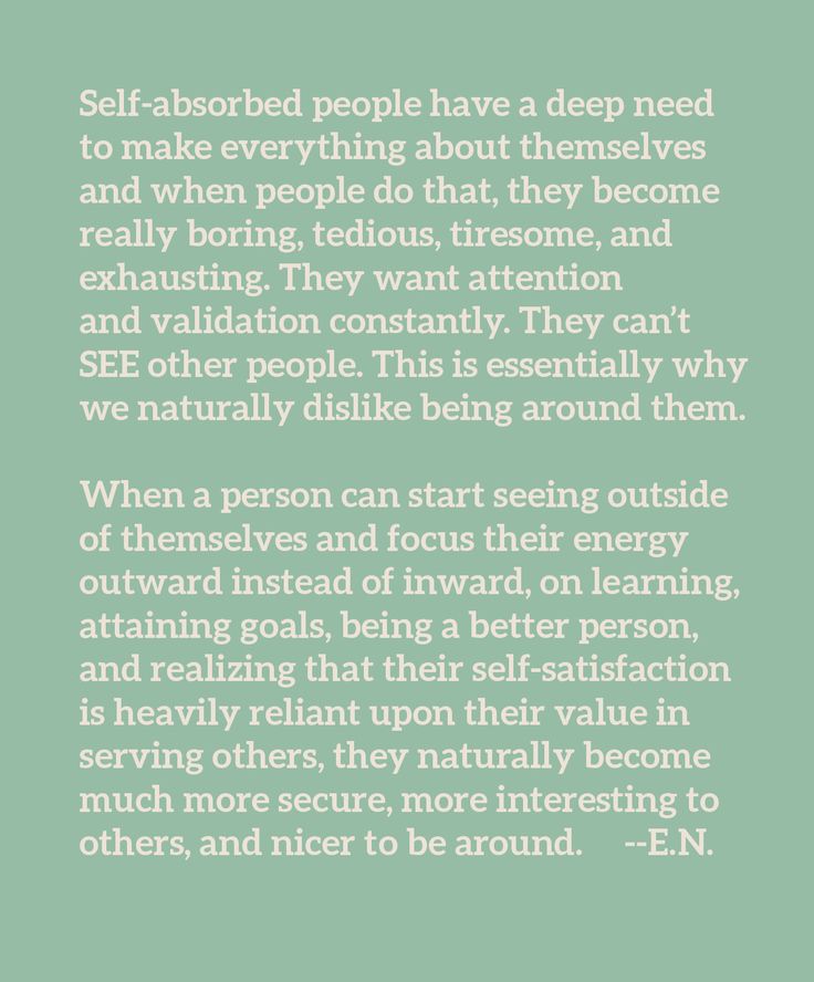 Quotes On Being Self Absorbed. QuotesGram