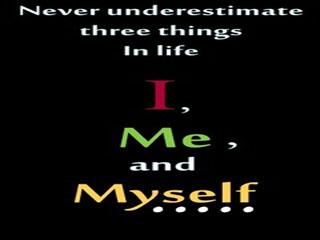 Me My Self And I Quotes. Quotesgram