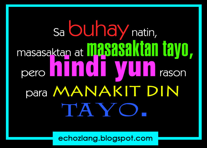 Tagalog Quotes Para Sa Sarili. QuotesGram