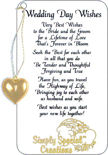 advice to a bride on her wedding day