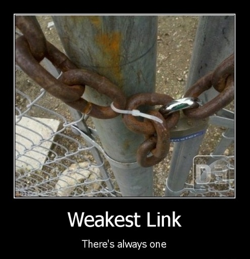 Weakest Link Quotes QuotesGram Weakest Link Quotes QuotesGram