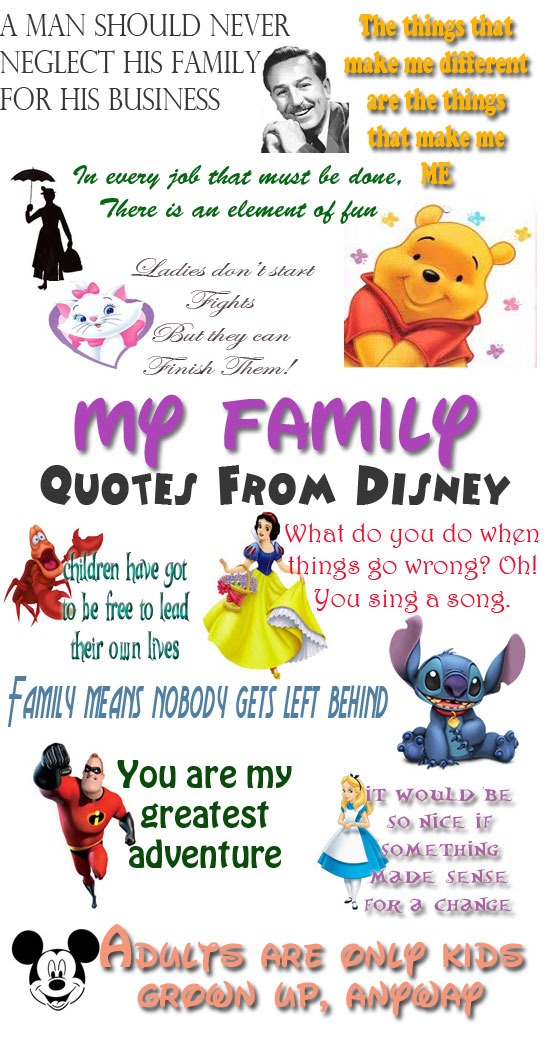 Disney Movie Quotes About Family Quotesgram