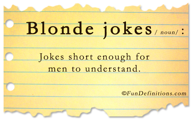Blonde Joke Funny Quotes. QuotesGram