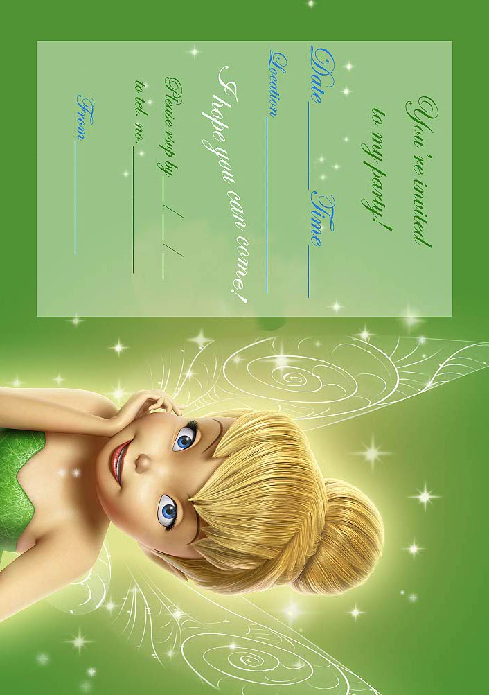 Tinkerbell Invitation For Birthday Quotes. QuotesGram