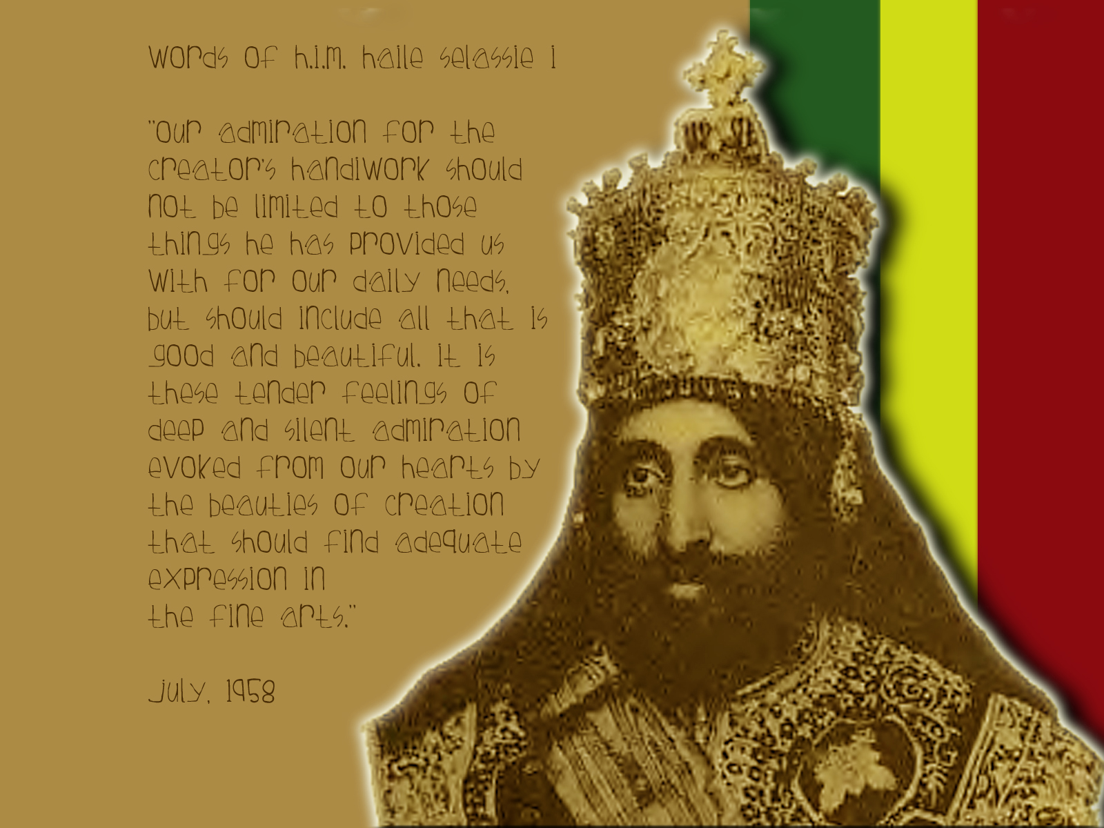 Haile Selassie Quotes On Faith. QuotesGram