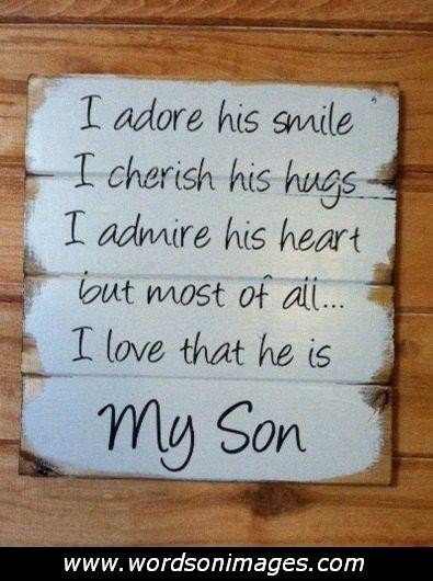 Loving Your Son Quotes I Love U Son Quotes. Quotesgram