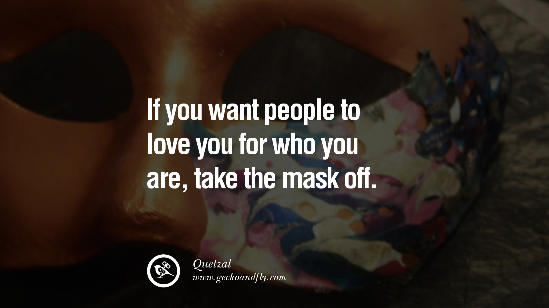 Quotes About People Wearing Masks. QuotesGram