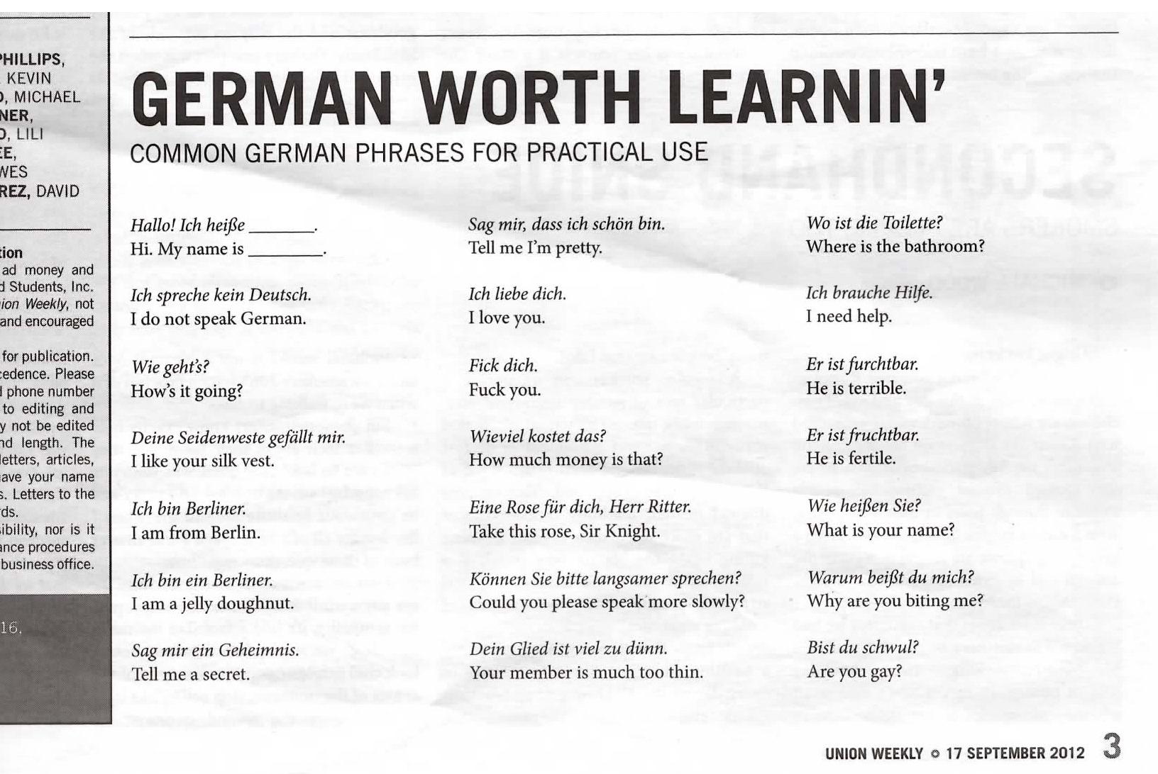 history of german words in english