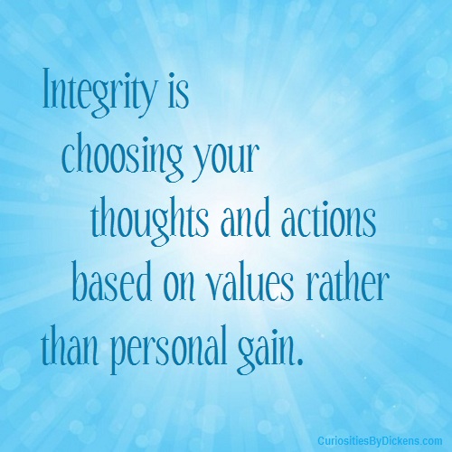 Quotes About Integrity And Ethics. QuotesGram