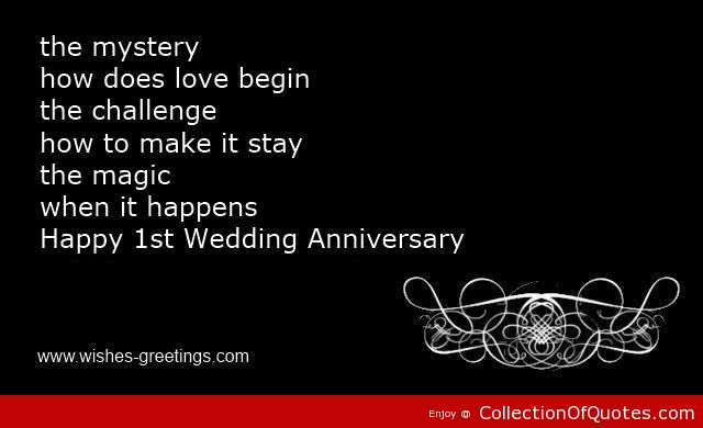  1st  Anniversary  Quotes  For Couple QuotesGram