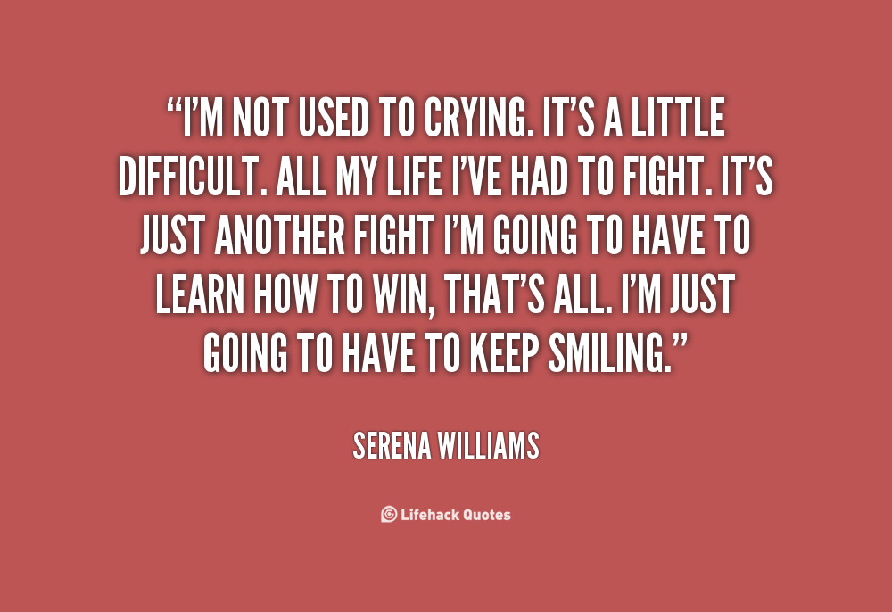 Im Used To It