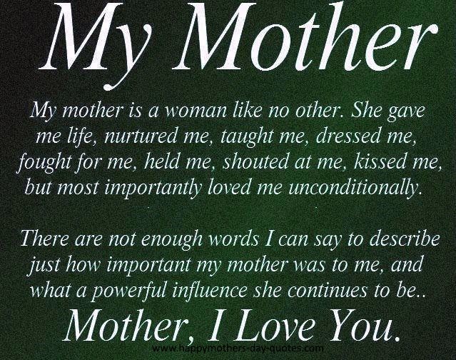 I Love My Mom Quotes From Daughter Quotesgram I Love My Mom Quotes From Daughter Quotesgram