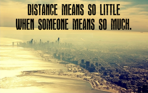 Distance Between Friends Quotes.