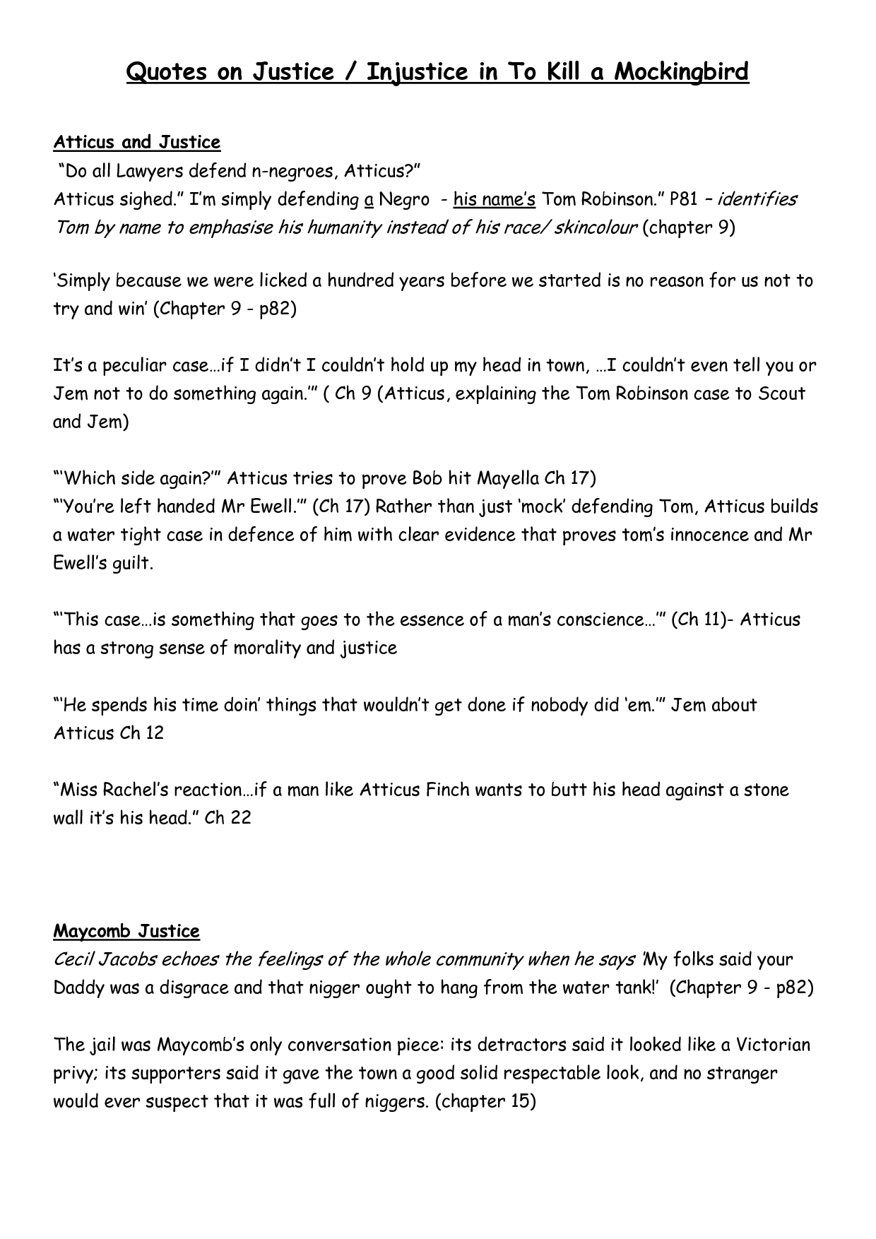 Quotes From To Kill A Mockingbird With Page Numbers Atticus Quotes And Page Numbers. Quotesgram