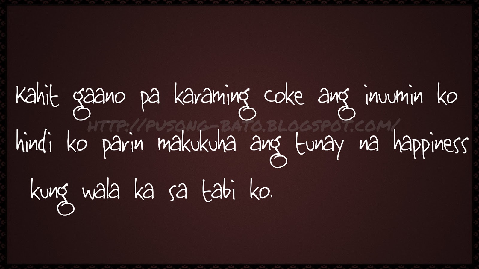 Tagalog Quotes About Love Lost. QuotesGram