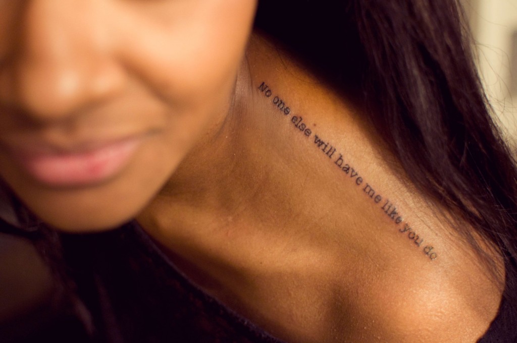 54 Quote Tattoo For Shoulder With Incredible Ideas