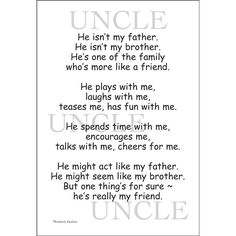 Favorite Uncle Quotes. QuotesGram