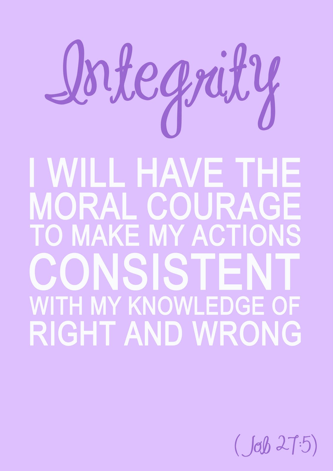 Moral Integrity Quotes. QuotesGram