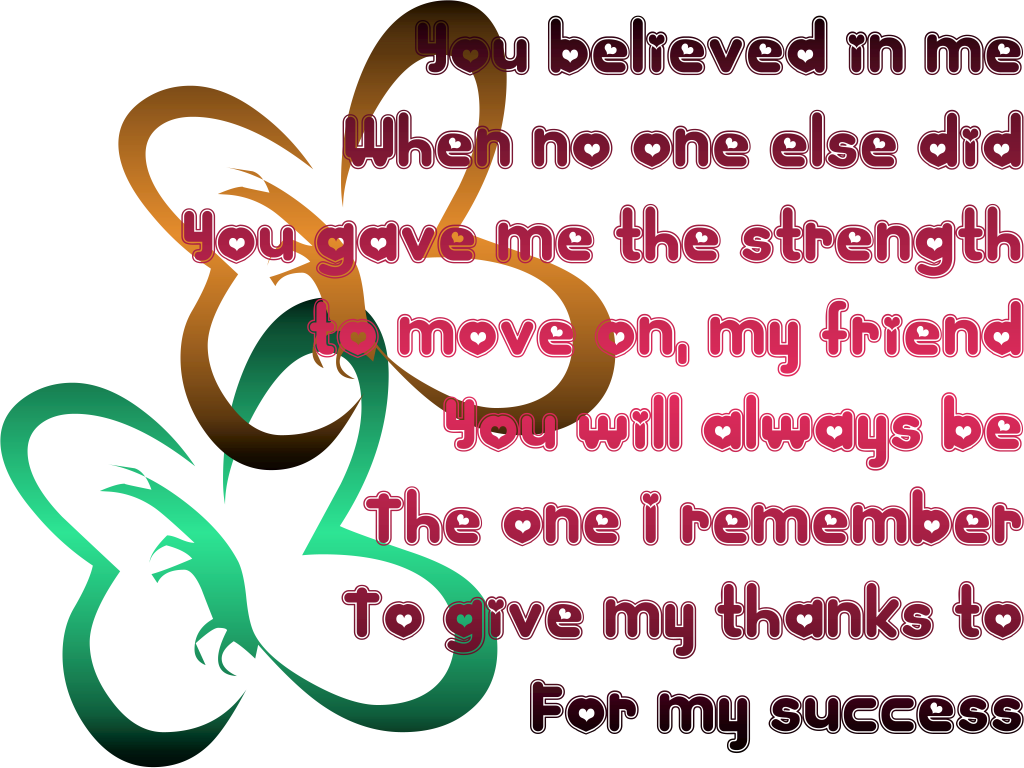 Thank You For Believing In Me Quotes Quotesgram