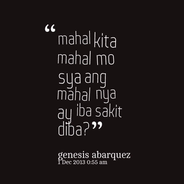 Mahal Kita Quotes. QuotesGram