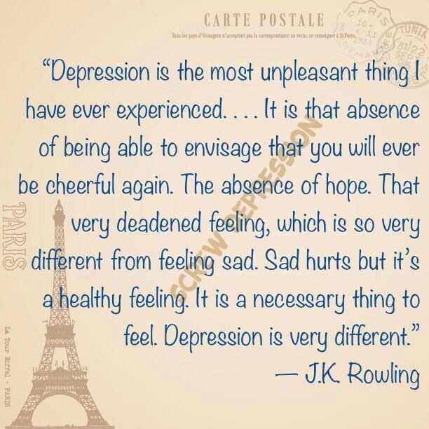 Jk Rowling Quotes About Depression. QuotesGram