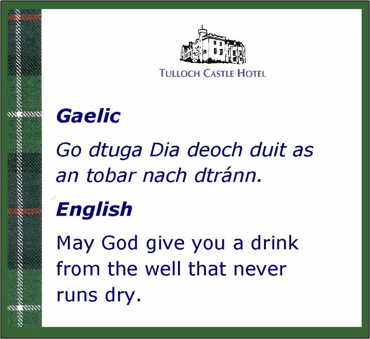 Irish Proverbs In Gaelic