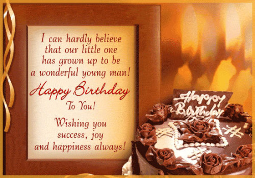 Happy Birthday Handsome Young Man Birthday Quotes For Young Men. Quotesgram