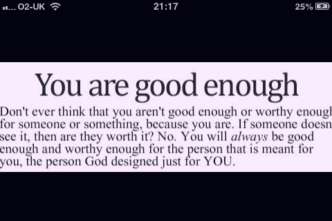 You Are Good Enough Quotes. QuotesGram