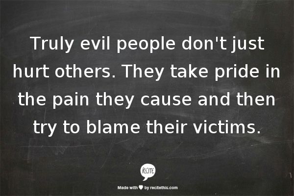 Quotes About Evil People. QuotesGram