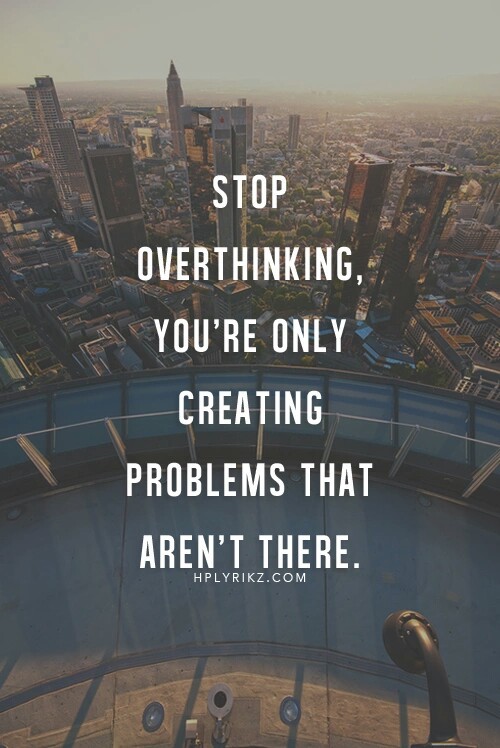 Overthinking Quotes Sad. QuotesGram