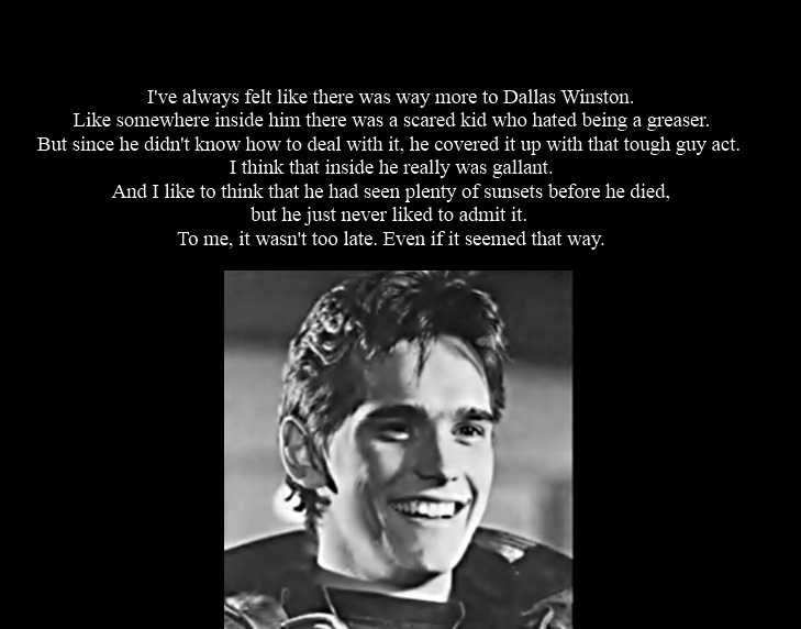 Cherry To Ponyboy The Outsiders Quotes. QuotesGram