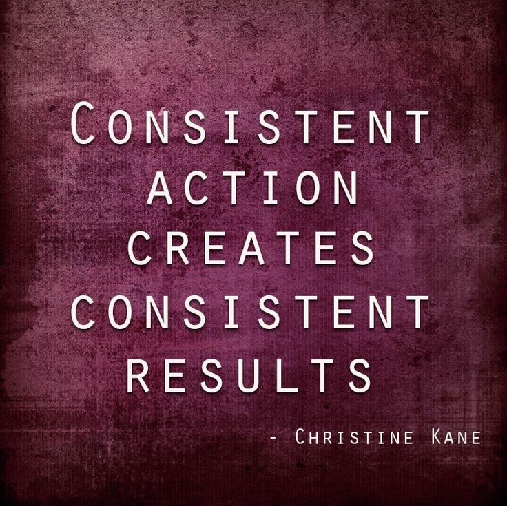 Quotes About Being Consistent. QuotesGram