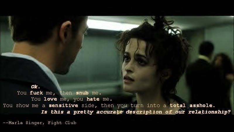 Fight Club Marla Quotes Related Keywords & Suggestions - Fig
