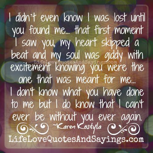 Love quotes first lost 52 Lost