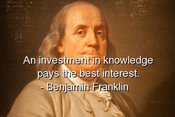 Ben Franklin Quotes About Knowledge. QuotesGram
