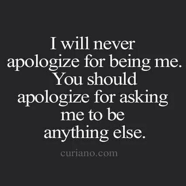 Never apologize текст. You should apologize