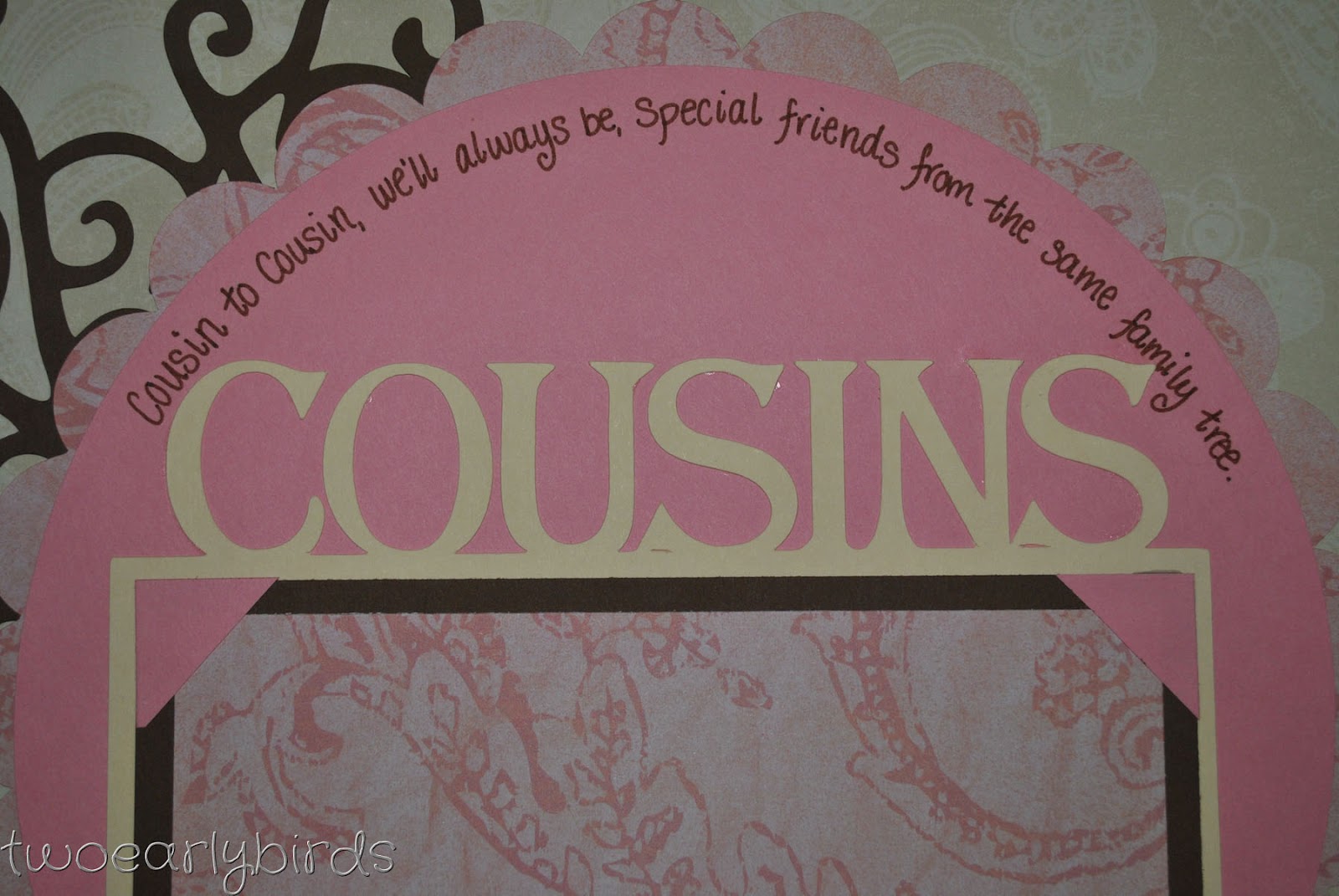 Scrapbook Quotes About Cousins. QuotesGram
