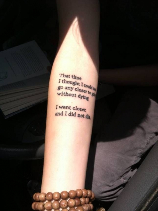 Tattoo Quotes Almost Died Quotesgram