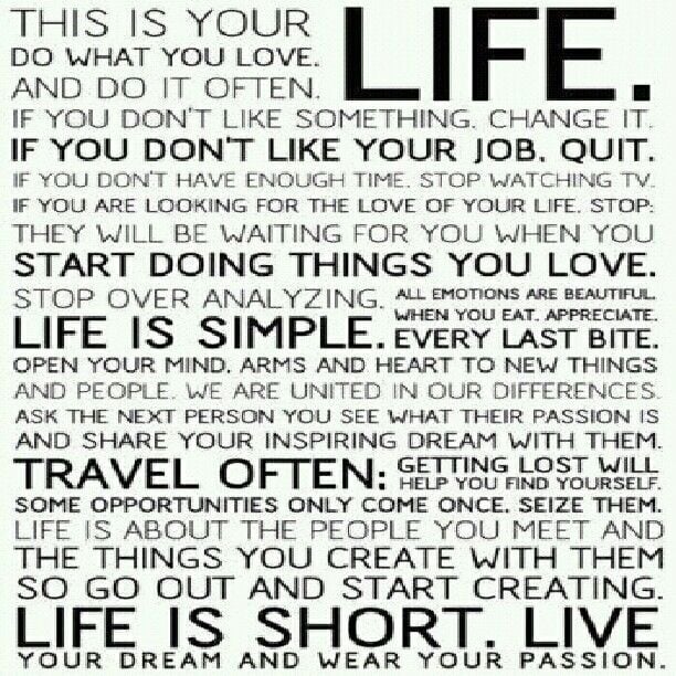 Good Quotes About Living Life To The Fullest. QuotesGram