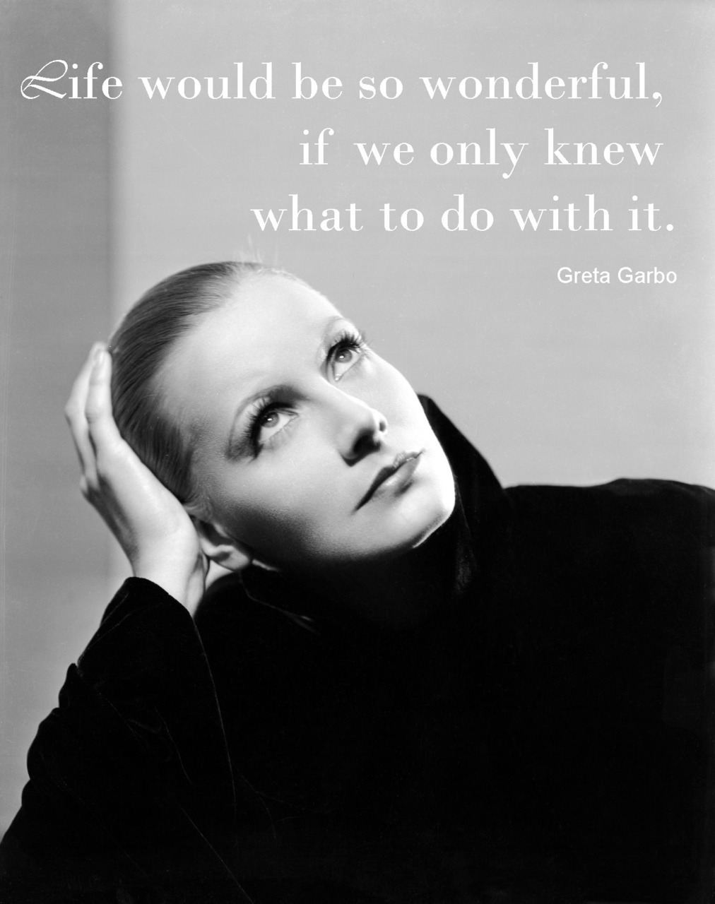 Greta Garbo Love Quotes QuotesGram