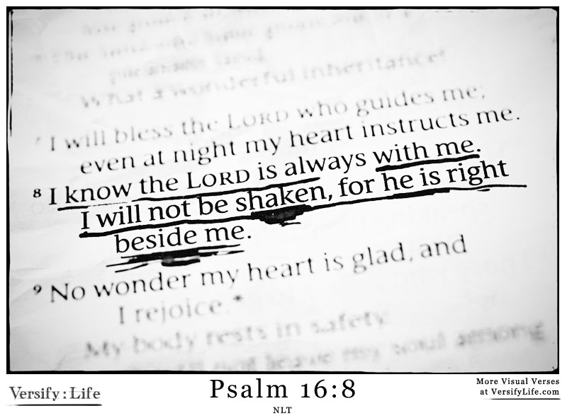 Bible Quotes About Psalm 16 8 Quotesgram
