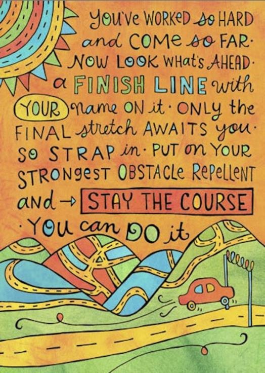 Stay The Course Inspirational Quotes. QuotesGram